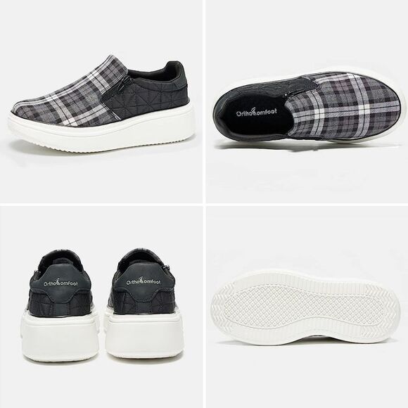 (S-3771) Orthocomfoot Women's Slip On Shoes with Arch Support Sz 39 (8.5) - Picture 9 of 15